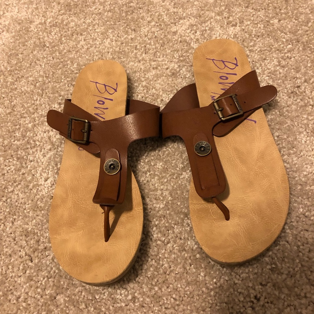 Blowfish leather sandals